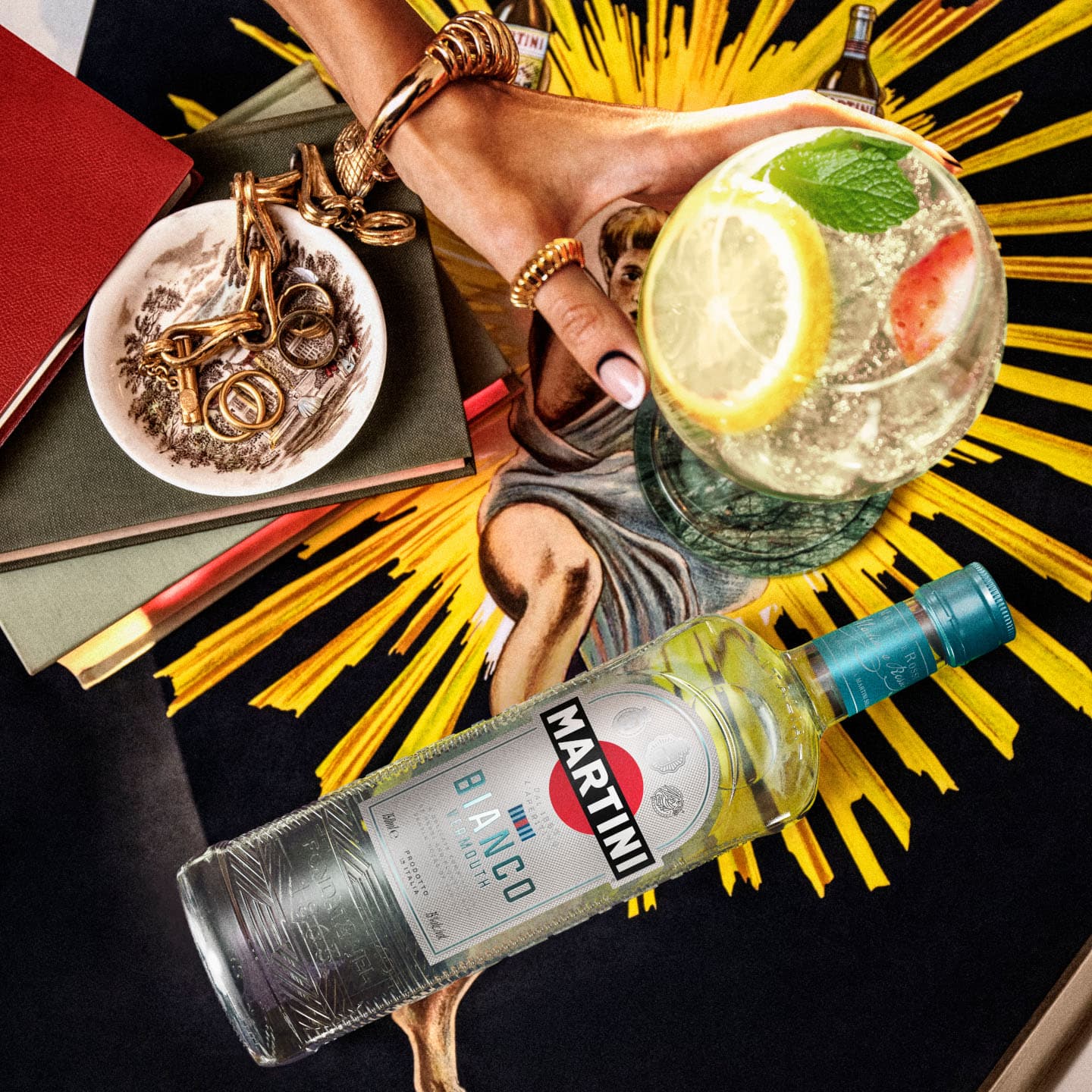 Aperitivo hour in a cosy home