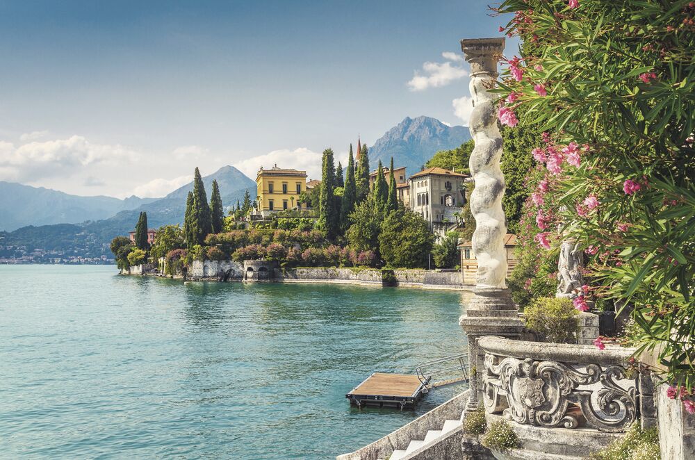 Italian scene/coastline, or a distinctly Italian town or city.