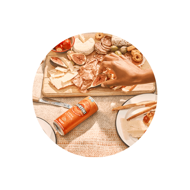 Martini Fiero and Tonic Cocktails in Lattina Martini Italia